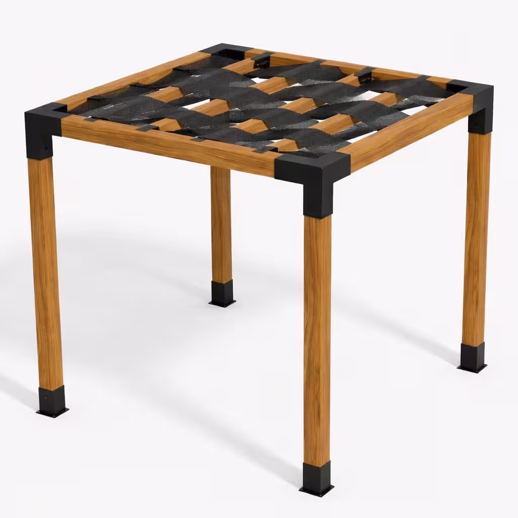 Jednostruka pergola — kombinovani krov